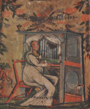 Grunwaldo GRAFINI : Ste Cécile à l'orgue de Spelon