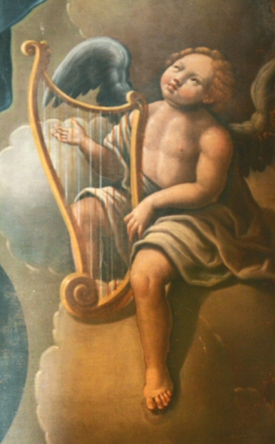 Monte Chapelle Immaculée Conception Carli ange harpiste.jpg